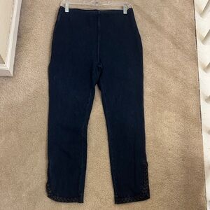 Lysse Dark Blue Ankle Jeans